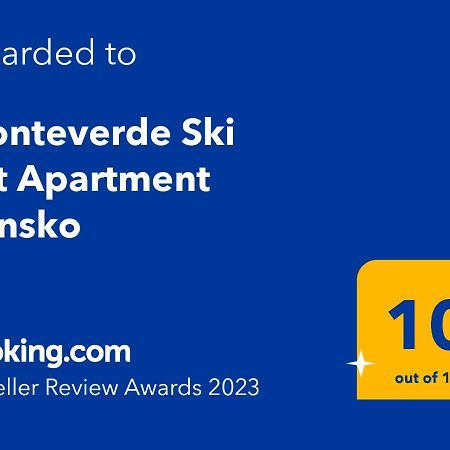 Monteverde Ski Lift Apartment Bansko Exterior foto